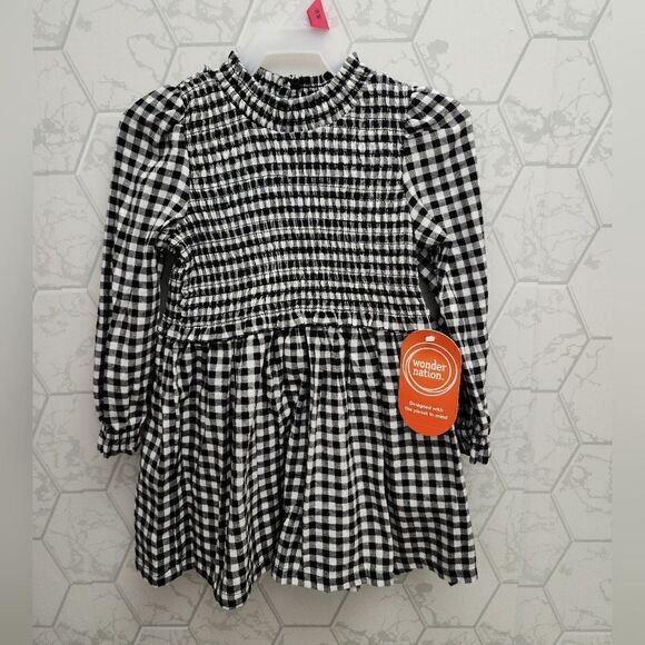 New toddler girl Christmas plaid dress and 2 piece outfit - Picture 11 of 13